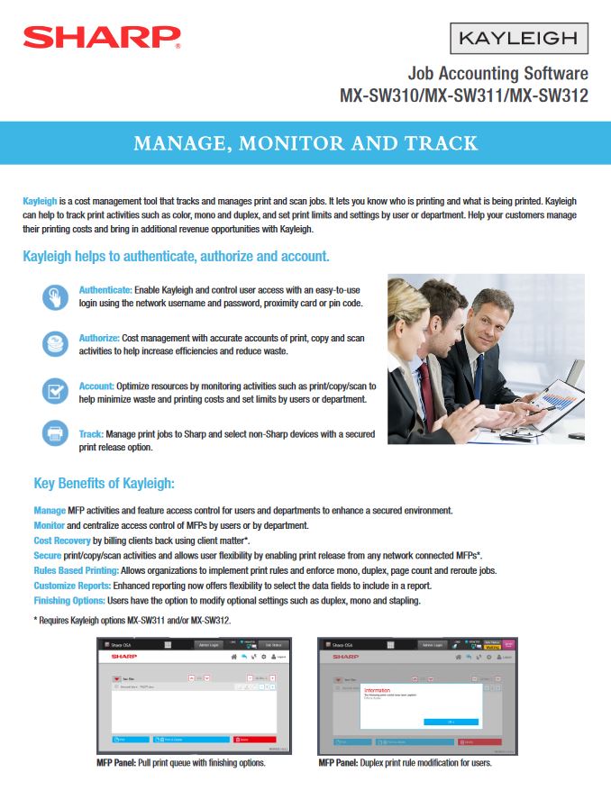 Sharp, Kayleigh Job Accounting, Allen Young Office Machines